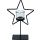 Kerzenhalter STAR - Teelichthalter mit Stern 29cm - Weihnachtsdeko Dekoration Weihnachten