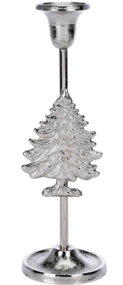 Kerzenhalter für Stabkerze - Aluguss Weihnachtsdeko Weihnachten - Weihnachtsbaum