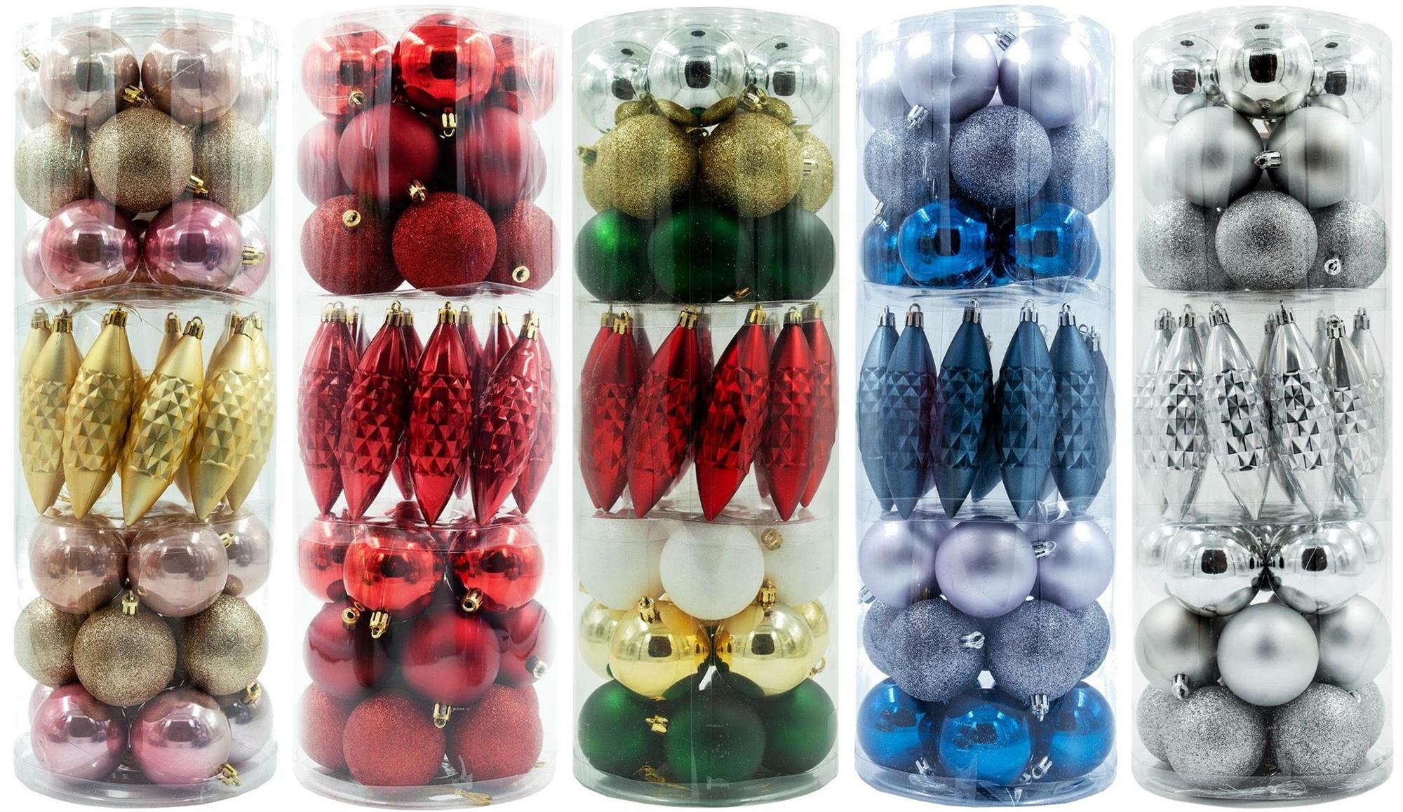 40teiliges Christbaumschmuck Set Christbaumkugeln Weihnachtsku, 12,99