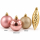 40-teiliges Christbaumschmuck Set - Christbaumkugeln Weihnachtskugeln Weihnachtsdeko - Grün/Rot/Gold/Silber