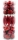 40-teiliges Christbaumschmuck Set - Christbaumkugeln Weihnachtskugeln Weihnachtsdeko - Rot