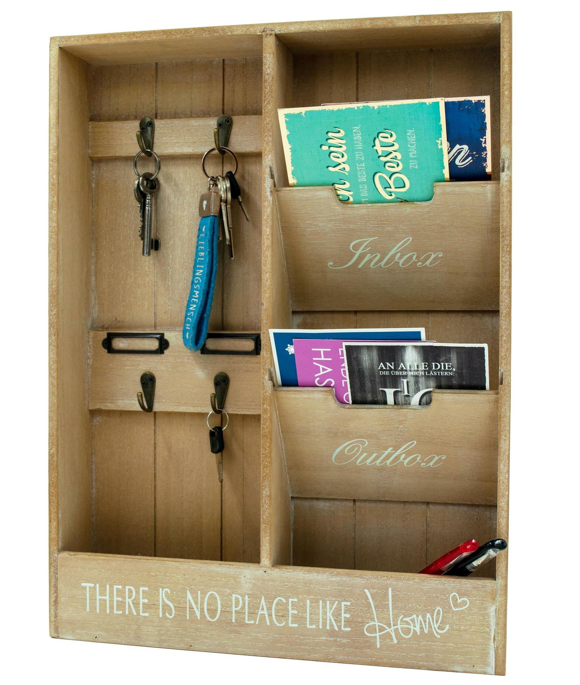 Wand Organizer Wandregal Schlusselbrett Mit Briefablage Schlu 21 44