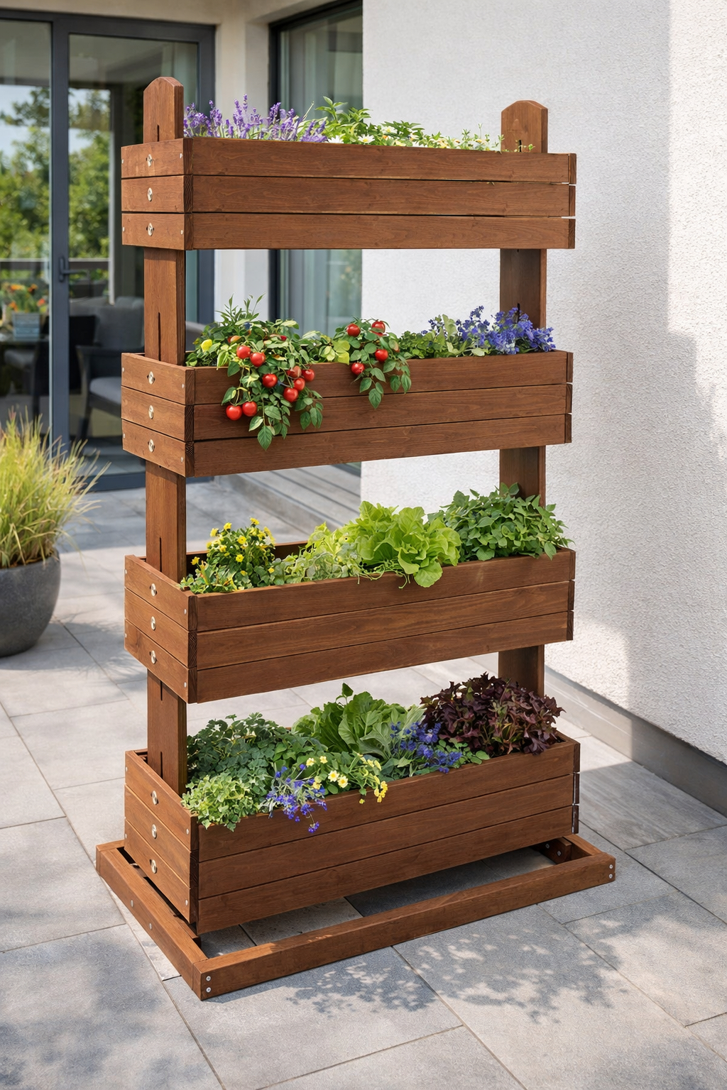 Hochbeet CUBE 4 vielseitig, für Terrasse & Balkon, 169,99