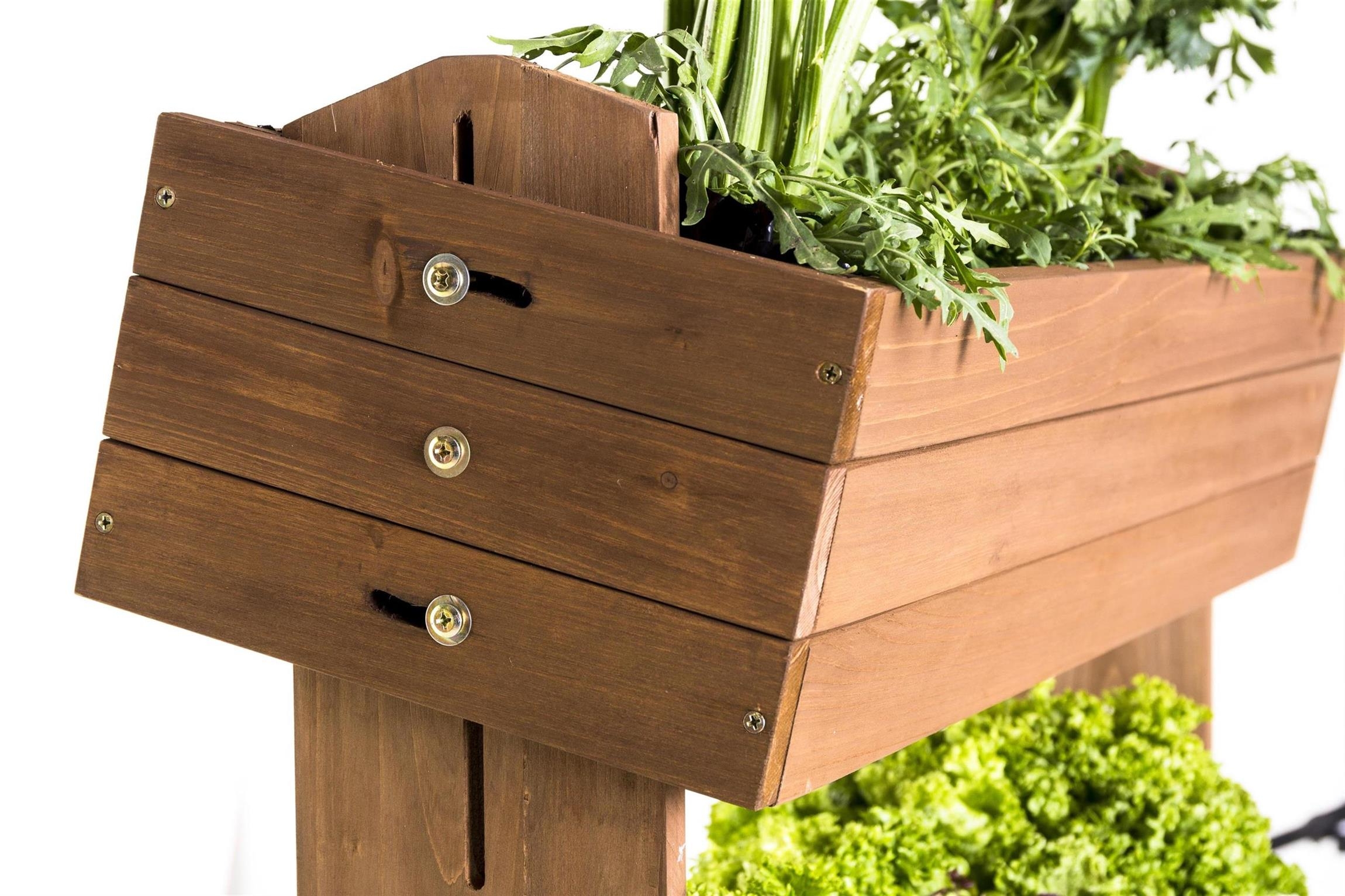 Hochbeet CUBE 4 vielseitig, für Terrasse & Balkon, 169,99