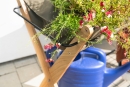 Hochbeet GROW für ganze Säcke mit Erde - Gemüsebeet Kräuterbeet - Beet für Terrasse Balkon & Garten