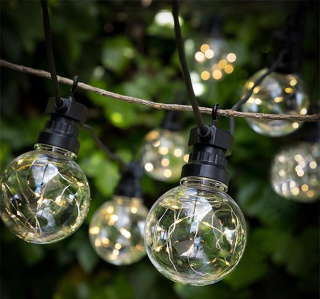 BULB Gartenlichterkette mit 100 LED