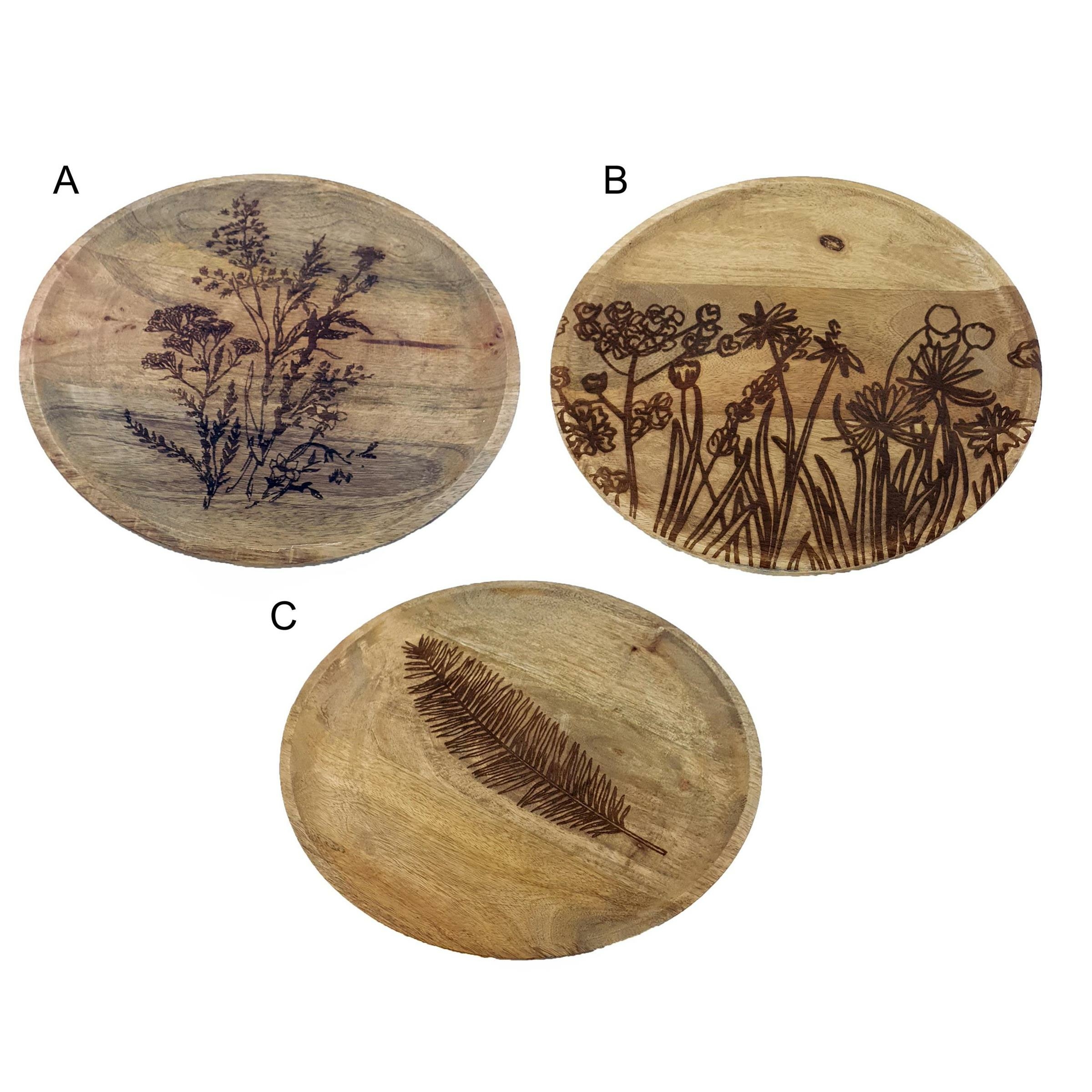 Dekoteller aus Mangoholz