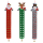 Adventskalender aus Filz mit Glocke 97 cm befüllbar - Schneemann Rentier Weihnachtsmann