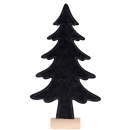 Weihnachtsbaum aus Filz mit Holzsockel - Dekoration...