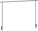 Tafelklemme ausziehbar - 140 bis 250 cm - Tisch Dekostange Deko Tischgestell Dekohänger Schwarz
