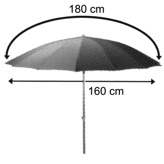 Sonnenschirm TROPICAL Papagei & Flamingo mit UV-Schutz Knickgelen, 17,99
