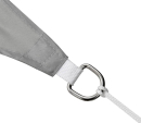 Robustes Sonnensegel quadratisch aus Polyester - Sonnenschutz UV Schutz UPF50+ 3x3m