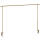 Tafelklemme ausziehbar - 140 bis 250 cm - Tisch Dekostange Deko Tischgestell Dekohänger Gold