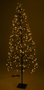 Lichterbaum 400 LED warmweiß 180 cm - Silhouette beleuchteter Baum Weihnachtsbeleuchtung innen & außen