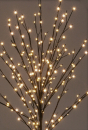 Lichterbaum 200 LED warmweiß 150 cm - Silhouette beleuchteter Baum Weihnachtsbeleuchtung innen & außen