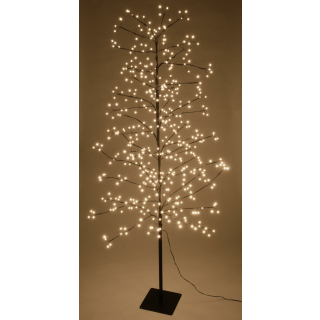 Lights4Christmas LED Baum 100 LED warmweiß 1,1m schwarz außen kaufen