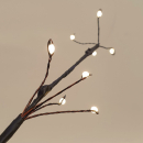 LED Baum mit Beeren - Weihnachtsbeleuchtung innen & außen 480 LED 180 cm Lichterbaum Warmweiß