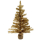 Goldener Weihnachtsbaum 60 cm - Deko Christbaum Gold künstlich Weihnachtsdeko