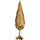 Kerzenhalter GOLDEN LEAF - Goldenes Blatt Teelichthalter Gold Deko Aluguss 8x33cm