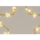 Beleuchteter Stern 40cm 120 LED Warmweiß IP44 außen Lichterkette Weihnachtsbeleuchtung