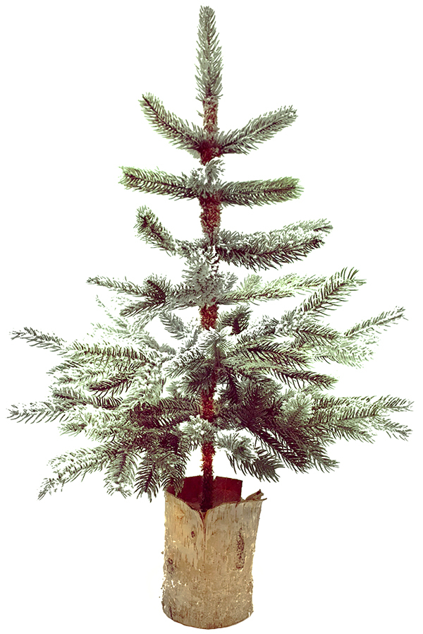 Künstlicher Weihnachtsbaum mit Schnee 75 cm