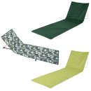 Platzsparende Strandmatte mit verstellbarer Rückenlehne & Tasche - 158x53 cm