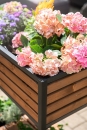 Hochbeet CUBE COMPACT Metall & Holz - 2 Etagen Gemüsebeet Kräuterbeet - Beet für Terrasse Balkon & Garten