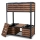 Hochbeet CUBE COMPACT Metall & Holz - 2 Etagen Gemüsebeet Kräuterbeet - Beet für Terrasse Balkon & Garten