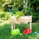 Kinderhochbeet - Hochbeet aus Holz für Kinder - Kinderbeet Pflanzbeet Gemüsebeet 50x45x45cm