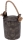 Türstopper MODENA - Deko Türpuffer aus Kunstleder mit Sisal Strick - 1 kg - 16x14cm Grau