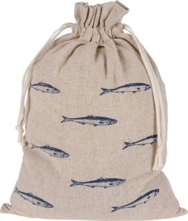 Türstopper MARITIM - Deko Jutesack mit Meeresbewohner Aufdruck 1kg 18x8x20cm Fische