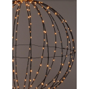 LED Ball - Extra Warmweiß - Leuchtkugel zum Hängen - Weihnachtsbeleuchtung inkl. Timer innen & außen