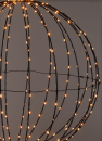 LED Ball - Extra Warmweiß - Leuchtkugel zum Hängen - Weihnachtsbeleuchtung inkl. Timer innen & außen Ø: 50 cm - 320 LED