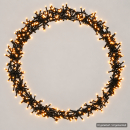 LED Kranz - Extra Warmweiß - Lichter Ring zum Hängen - Weihnachtsbeleuchtung innen & außen