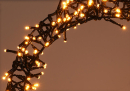 LED Kranz - Extra Warmweiß - Lichter Ring zum Hängen - Weihnachtsbeleuchtung innen & außen