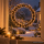 LED Kranz - Extra Warmweiß - Lichter Ring zum Hängen - Weihnachtsbeleuchtung innen & außen