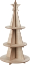 Weihnachtliche Etagere in Weihnachtsbaum Form - Deko Regal Weihnachten 30x60 cm