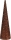 GLITTER CONE - Beleuchteter Kegel - Weihnachtsdeko Weihnachtsbeleuchtung 15x57cm Kupfer-Braun