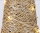 GLITTER CONE - Beleuchteter Kegel - Weihnachtsdeko Weihnachtsbeleuchtung 15x57cm Champagner-Gold