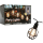 Outdoor Filament Lichterkette - Partybeleuchtung 7,5m 10 Lampen  Warmweiß mit Stecker & Timer