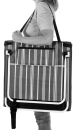 Strandmatte gestreift mit verstellbarer Rückenlehne - 155x53 cm - Strandliege faltbar