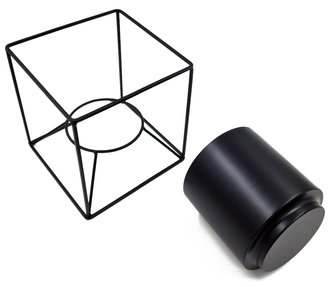 Design Übertopf VÄXTKUBER mit Würfel Gestell Blumentopf Metall , 13,99