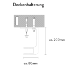 Gelenkarmmarkise SOMBRA mit Motor - 3 x 2,5 m (BxT) - Balkonmarkise Terrassenmarkise mit elektr. Antrieb