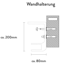 Gelenkarmmarkise SOMBRA mit Motor - 3 x 2,5 m (BxT) - Balkonmarkise Terrassenmarkise mit elektr. Antrieb