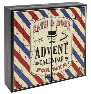 MEN BOOK Body Care Adventskalender für Männer - Körperpflege Weihnachtskalender zum Aufklappen