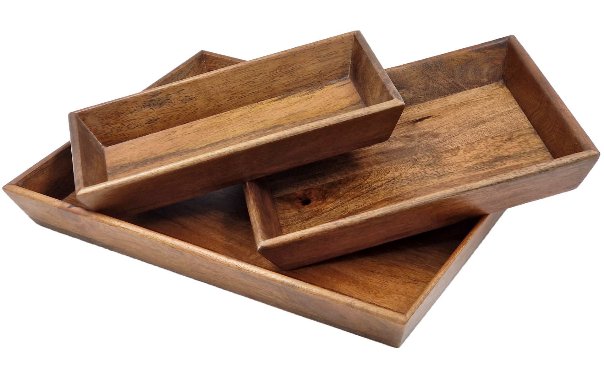 Logbuch-Verlag Holzschale - Natürliches Tablett Für Deko & Geschenke