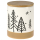 Keramik Keksdose CHRISTMAS TREE mit Bambusdeckel - Vorratsdose Plätzchendose Weihnachten 10x12cm