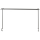 Doppelte Tafelklemme ausziehbar - 140 bis 250 cm - Tisch Dekostange Deko Tischgestell Dekohänger