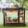 Grillwagen VAGO aus Holz - 108x54x83 cm - Grilltisch Beistelltisch Trolley Outdoor