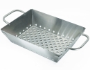 XXL Grillkorb BUCO aus Edelstahl 33 x 24 x 8 cm -...